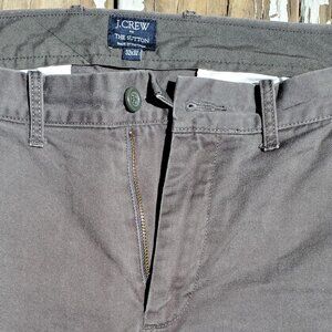 Dark grey cotton j crew chinos 32x32